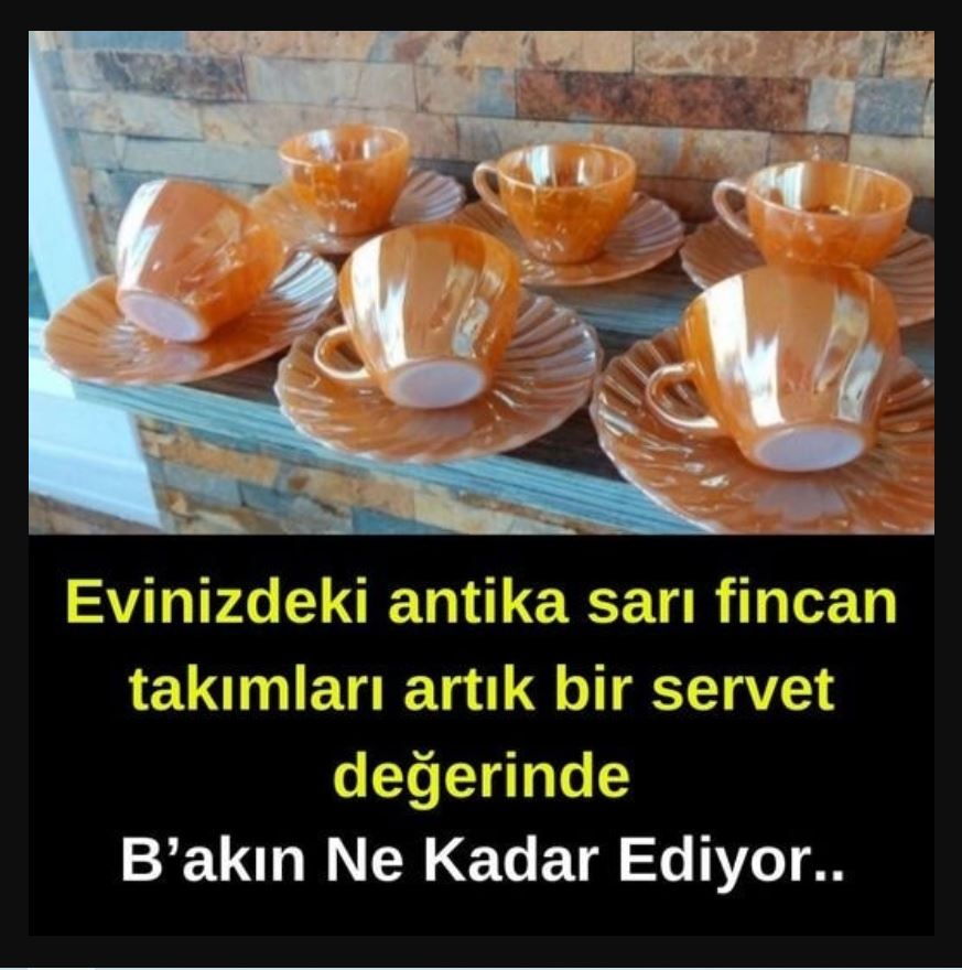 Evinizde Bu Fincandan Varsa Servet Değerinde