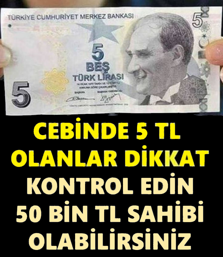 Cebinde Bu Paralar Olanlar Dikkat