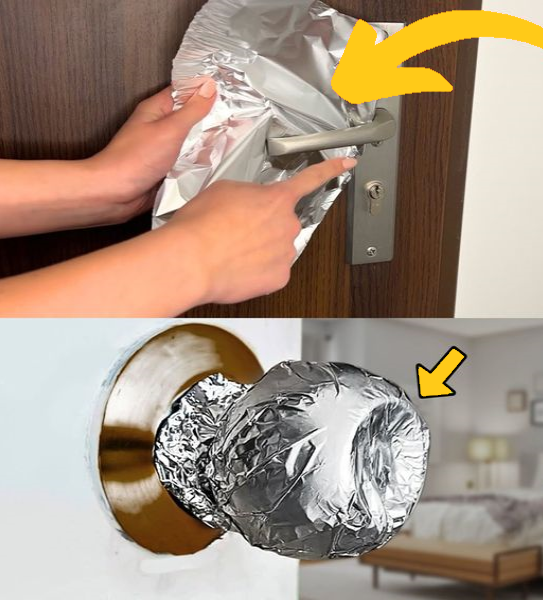 Folyoyu Kapı Kolunun Etrafına Sarıyorlar