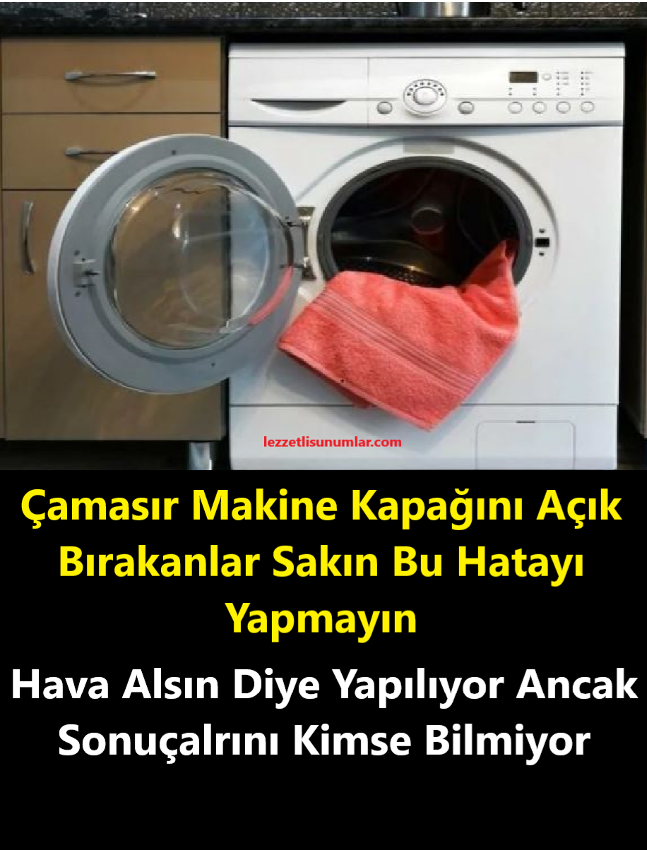 Çamaşır Makinesi Kapağı