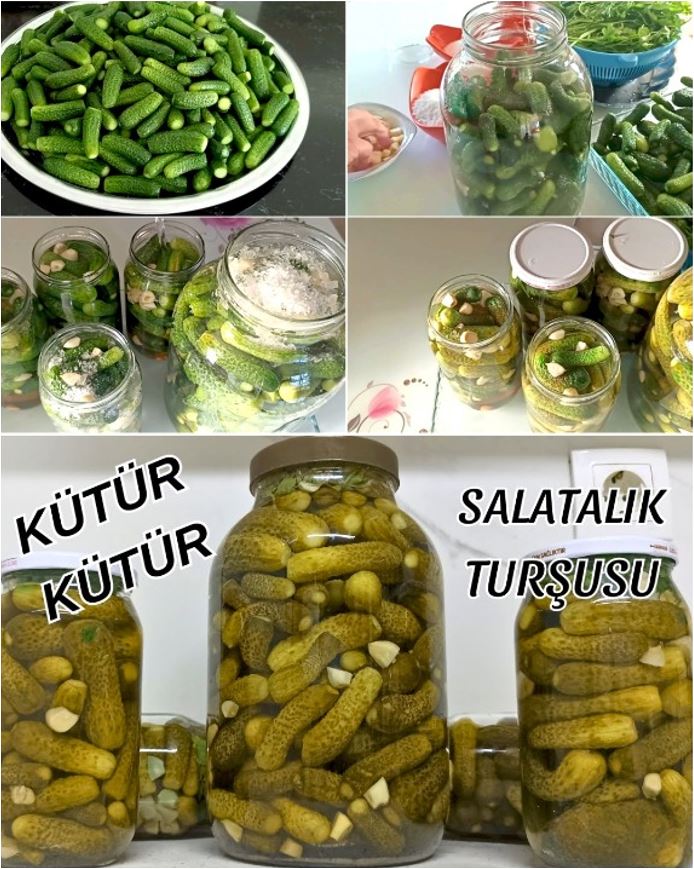 Tam Ölçülü Salatalık Turşusu – Kıtır Kıtır Garantili