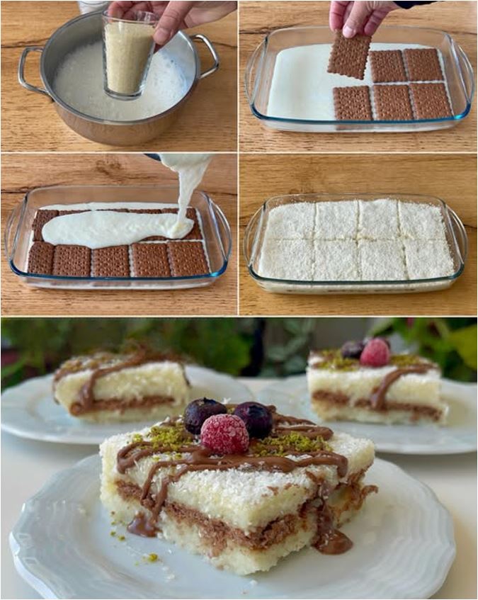 10 Dakikada Kolay Sütlü Tatlı