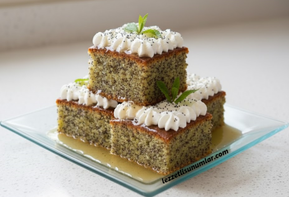 Tam Ölçülü ve Şerbetini Tam Çeken Haşhaşlı Revani