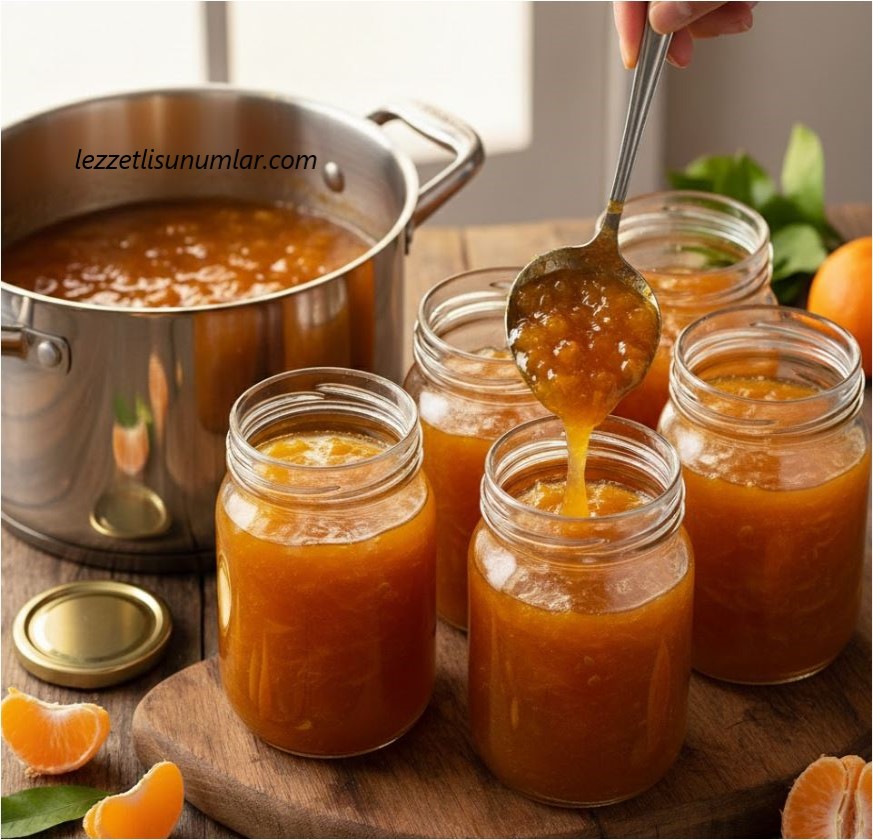 Tam Kıvamında Mandalina Reçeli Tarifi