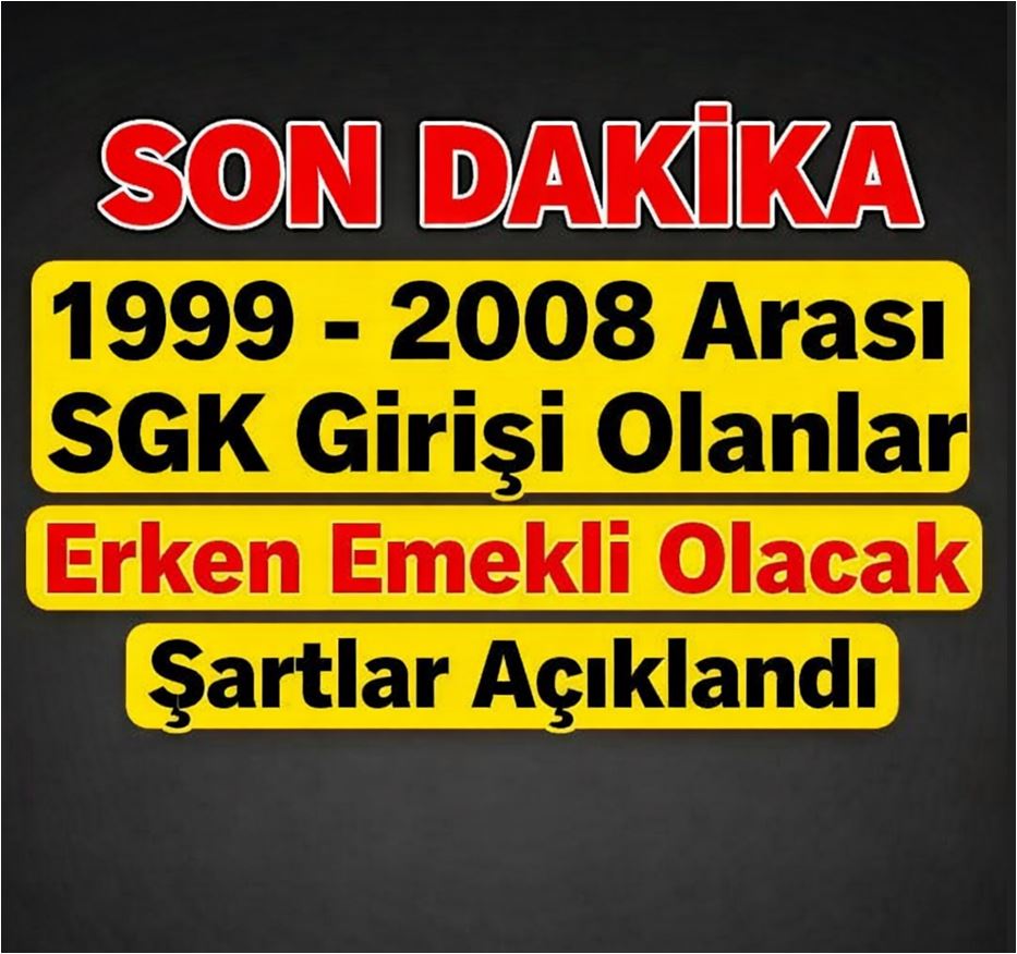 Erken Emekli Olabilirsiniz