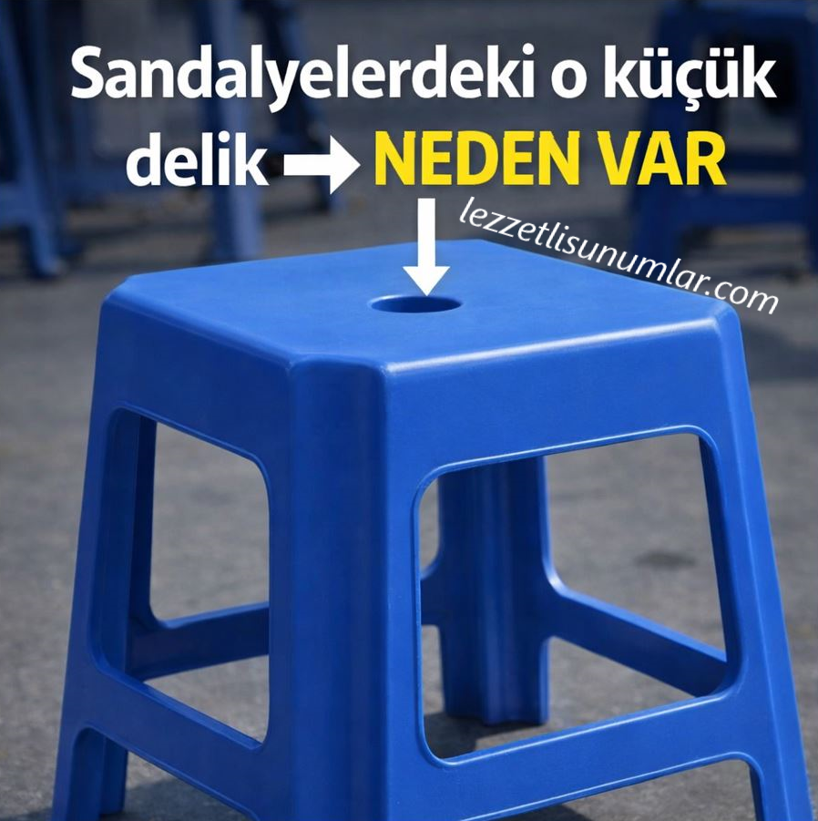 Plastik Sandalyelerdeki Delik Ne İşe Yarar?