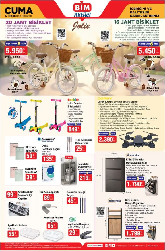 Bim 17 Nisan Katalogu