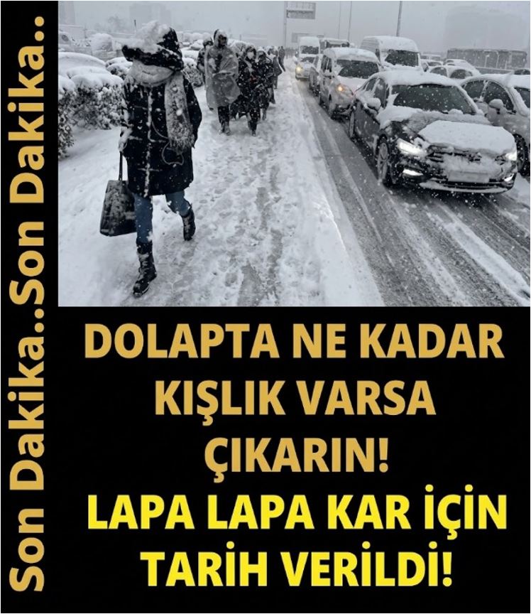 Bu İllerimize Kar Geliyor