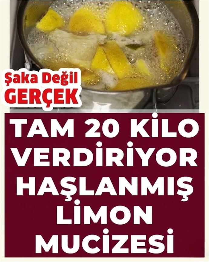 Haşlanmış Limonla 20 Kilo