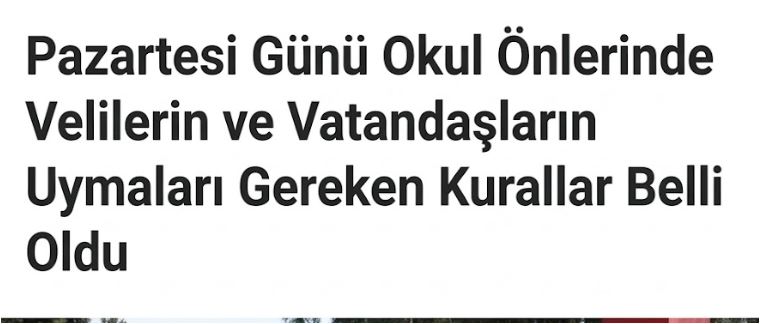 Velilerin Ve Vatandaşların Uyması Gereken Kurallar