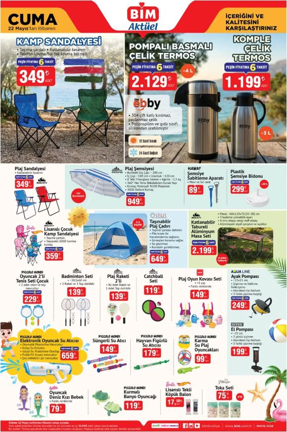 Bim 22 Mayıs Katalog