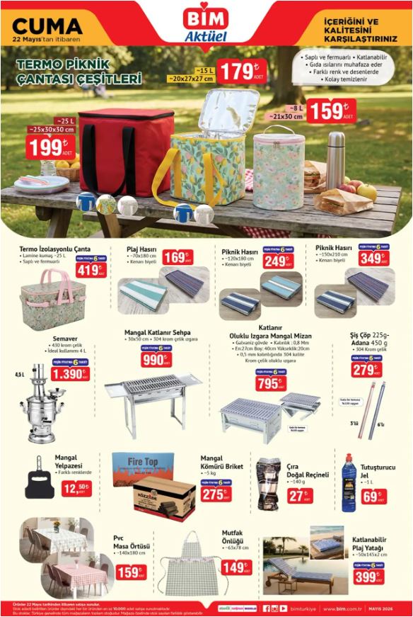 Bim 22 Mayıs Katalog