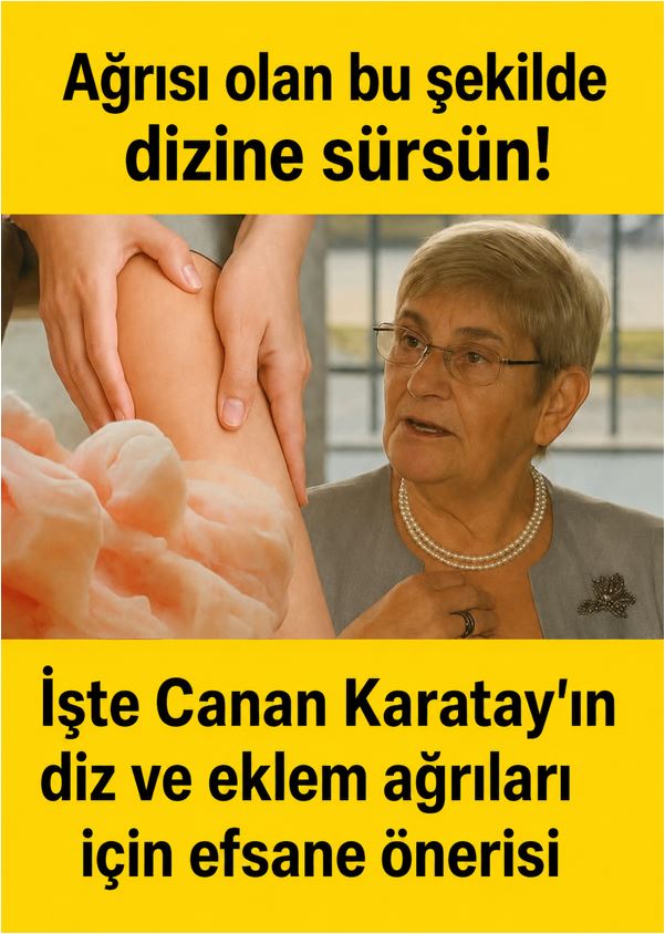 Canan Karatay'dan Diz Ağrısına Doğal T-edavi