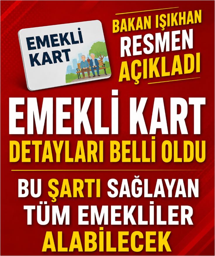 Emekli Kartı Kimlere Verilecek