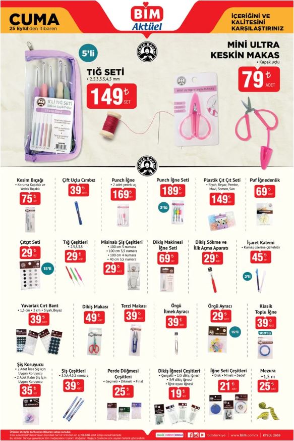 Bim 25 Eylul 2026 Katalog