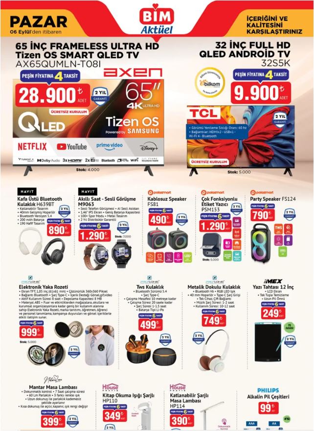 Bim 6 Eylul Aktuel Katalog