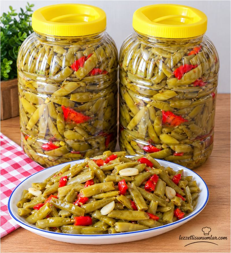 5 Kilo Fasulyeyle Tam Ölçülü Turşu