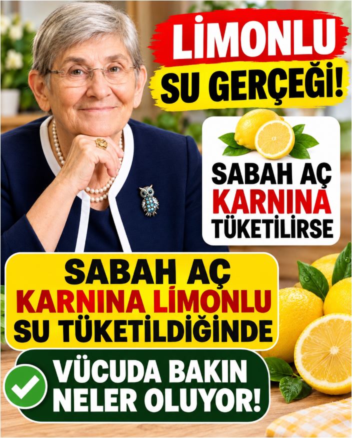 Sabahları Limonlu Su İçmek