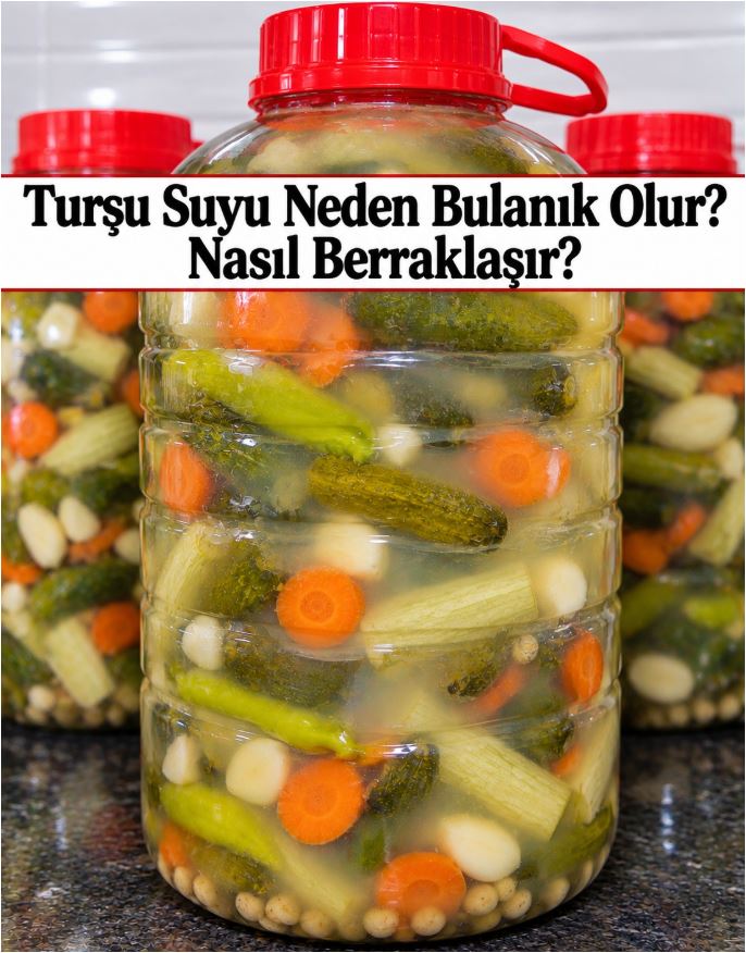 Turşu Suyu Neden Bulanık Olur? İşte Cevabı