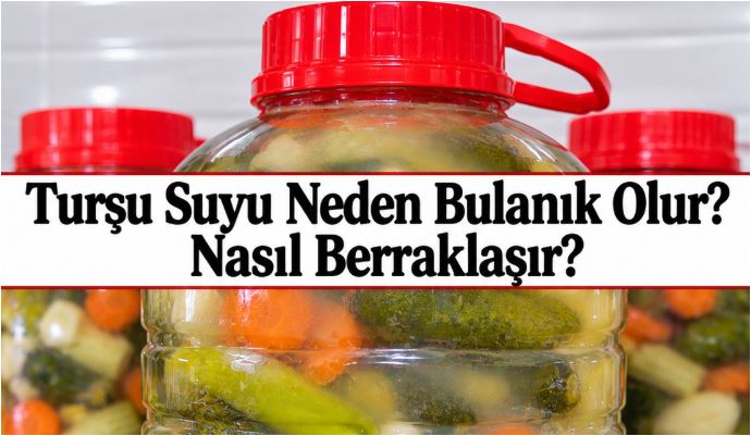Turşu Suyu Neden Bulanık Olur? İşte Cevabı